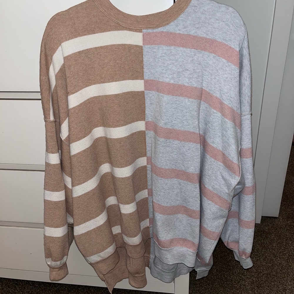 free people uptown stripe sweater